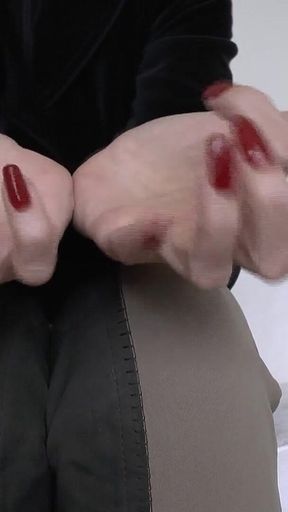 Exciting Long Red Fingernails, Ruined Orgasm, Lady Victoria Valente