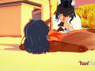 Furry Yiff Yaoi - 2 Dogs Blowjob