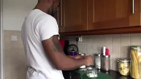 English girl Pixie Little gets deep comforting on the couch