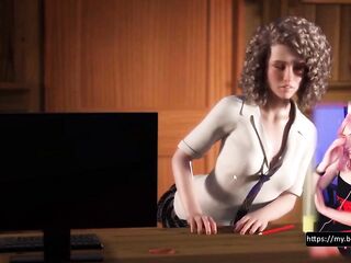 (Video 15) CUNI derrière le comptoir devant un client ! FR Treasure of Nadia Story