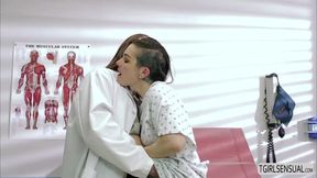 Alluring brunette ts Natalie Mars gets extreme anal sex