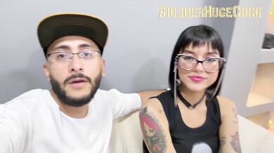 Beautiful tattooed girl starts her career as a porn actress giving me an incredible deepthroat blowj