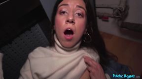 Katty West’s Public Cleaning with Petite Charm