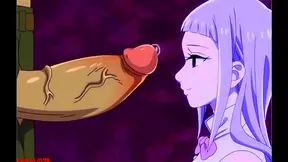 Seductive Hentai Beauty Masters Cock with Expert Throat Work
