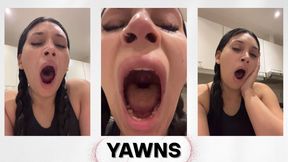 10 minutes of yawning, and my mouth wide open for you