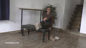 Mistress Jenna returned with many dirty shoes and boots A Sneakers1 wmv