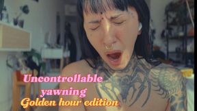 Sleepy Golden Hour Yawns – Topless Tease & Relaxing ASMR