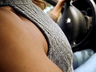 Amateur Car Fun – She Jerks Me Off, Sucks Me & Fucks me