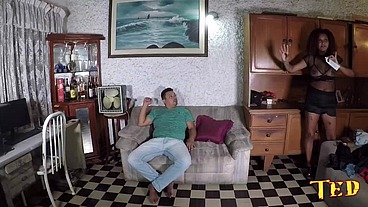 Bastidores do Ted com Samambaia fazendo porno escondido do marido - El Toro De Oro