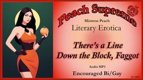 There’s a Line Down the Block, Faggot. Let’s Get Those Cocks Off [POV Erotic Audio] ***MP3***