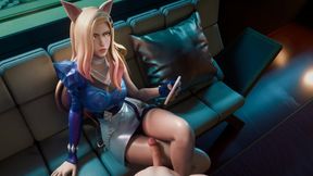Ahri - I Can't Focus on Work Because of Your Dick