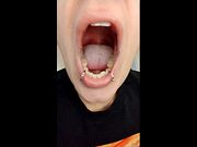 Mouth Tour Teeth Tongue Piercings Uvula