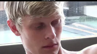 Twink Alex Waters Jerks Off in Solo Photoshoot
