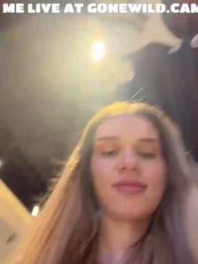 Blonde Cutie Webcam Tease