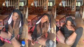 trans bunnygirl vanniall gets off