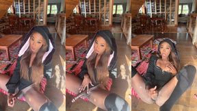 trans bunnygirl vanniall gets off