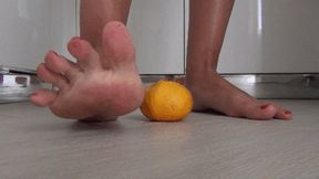 Slippery crushed tangerine c