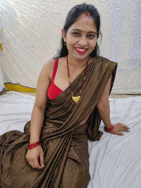 indian coupl eShares bed with StepMom while his StepSister hides under the bed inHindi Audio