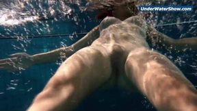 Slowmo teen in Czech swimming