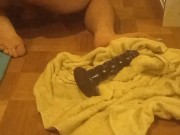 Big dildo orgasm screaming