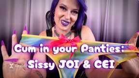 Cum in your Panties: Sissy JOI & CEI