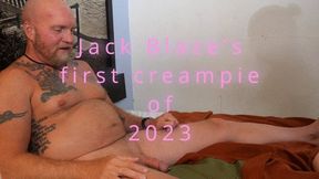 Jack Blaze's first creampie of 2023