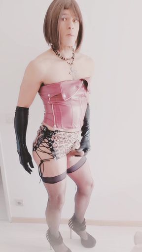 Stripping after trying on my new clothes