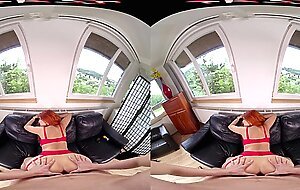 FuckPassVR - Chesty redhead Milf Angel Wicky wants you to drill and creampie her needy asshole in VR