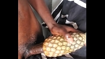 He FUCKED the pineapple so well, hmmm he&#039_s crazy