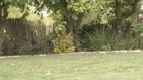 Amber Rayne gangbanged by eight black dicks
