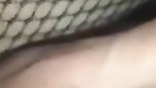 Look how he fucks my booty without a condom and comes in