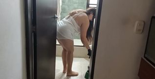 My Boss Gets Hot Watching Me Do His Housework