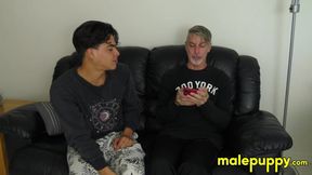 Brazillian Julian Jaden yanks his jeans down for more spanking through his jockstrap