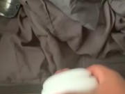Using stroker toy in my bbc