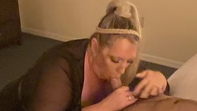 Off my husband's debt &mdash;  and onto his wife's throbbing cooch &mdash;  yeah!