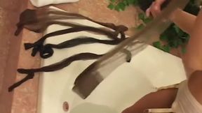 Crissy Moran Bath and Dildo