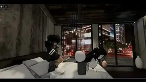 Romantic encounter with Gothic on ROBLOX ended in Anal