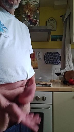 Cock in kitchen