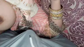 hot indian stepmom helps stepson draw a drawing