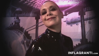 MILF mistress fucks her toy