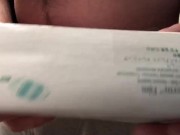 Lactating Fox applying estrogen patch W Protection