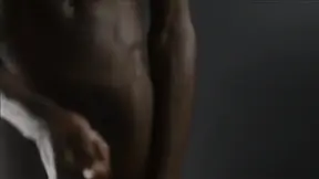 Woody Johnson loves his massive black cock in solo masturbation scene