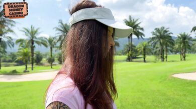 18 Year Cute Girl Personal Trainer Rough Hard Pussy Fucking Golf Course Cum On Ass