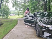 Cars can see my Plugged ass
