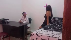 The Lesbian Doctor and Her Best Friend Masturbate in the Doctor's Office