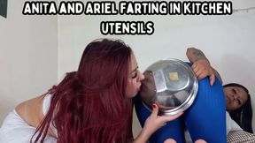 Anita and Ariel Farting in Kitchen Utensils Full Movie