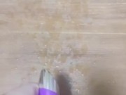⭐︎バイブでオナニー。ぴゅっぴゅハメ潮