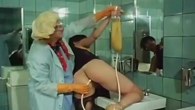 Desiree Cousteau in vintage sex movie with nasty sex in the toilet