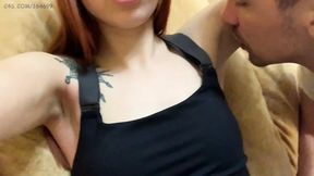 Juicy Armpits Licking and Sniffing Femdom - Mistress Kira
