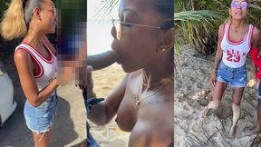 sextape defi en guadeloupe avec une bonne queue black sur la plage en...